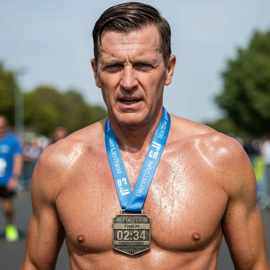 Marathon Running Medal